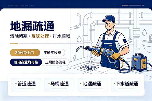 宝鸡地漏疏通